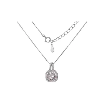 DARA S925 Silver Necklaces Women's