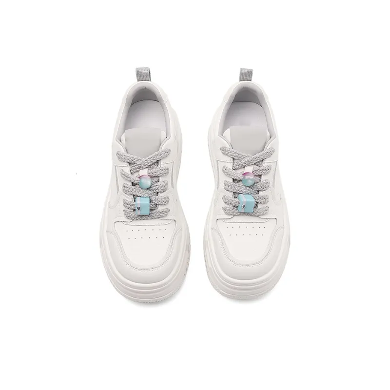 Liddy Lightweight, Height Enhancing, Breathable, Abrasion Resistant Low Top Skateboard Shoes Women's-8