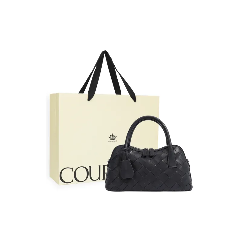 COURONNE Cow Leather Handbag Regular Women's Multicolor-14