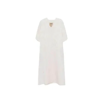 UMA WANG Short Sleeved Dress Women's White