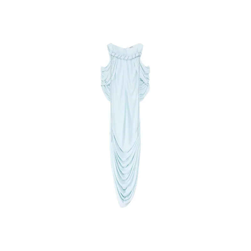 LOEWE Sleeveless Dresses Women's Light Blue-0