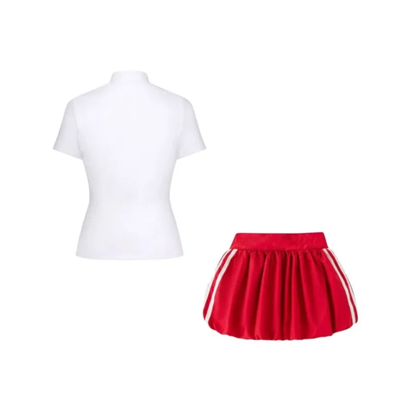 TIBINB Two Piece Skirt Sets Women's-1