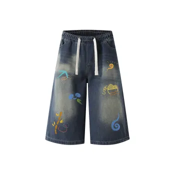 Kung Fu Panda Denim Shorts Unisex