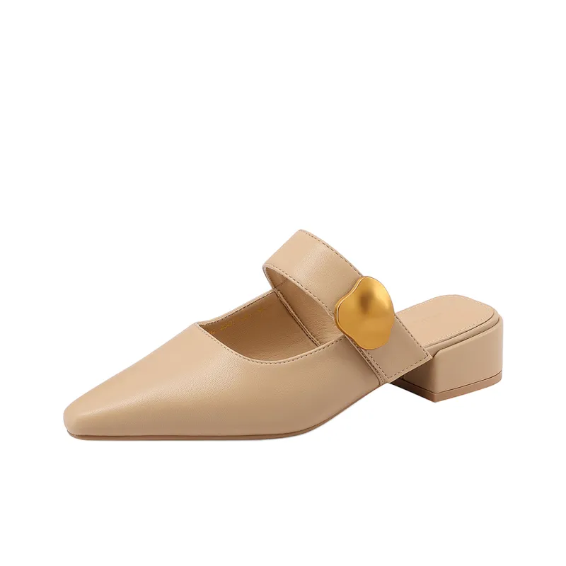 Mulinsen Stitching Abrasion Resistant Slip Resistant Closed Toe Slippers Women's-0