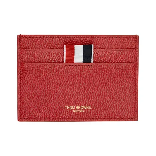 THOM BROWNE· Calfskin Card Holder Men's Red