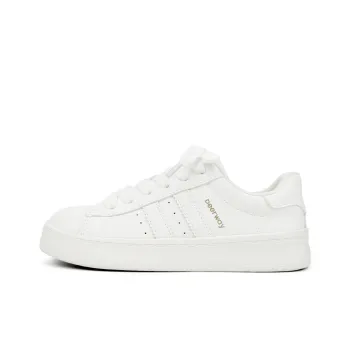DEERWAY Height Increasing, Abrasion Resistant, Lightweight, And Breathable Low Top Casual Shoes Women's White