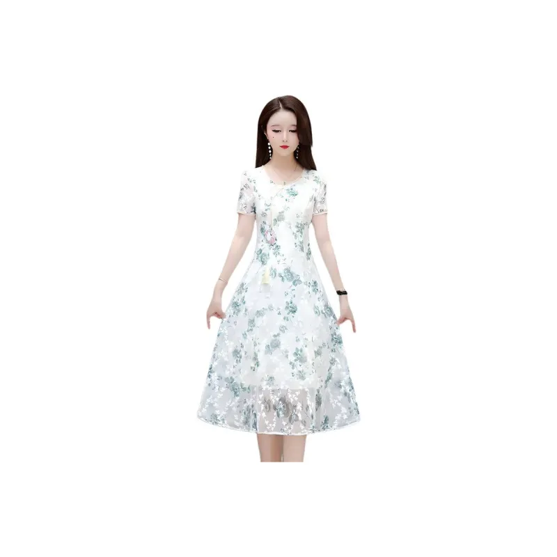 The Temptation Of The Muse Short Sleeved Dress Women's-5