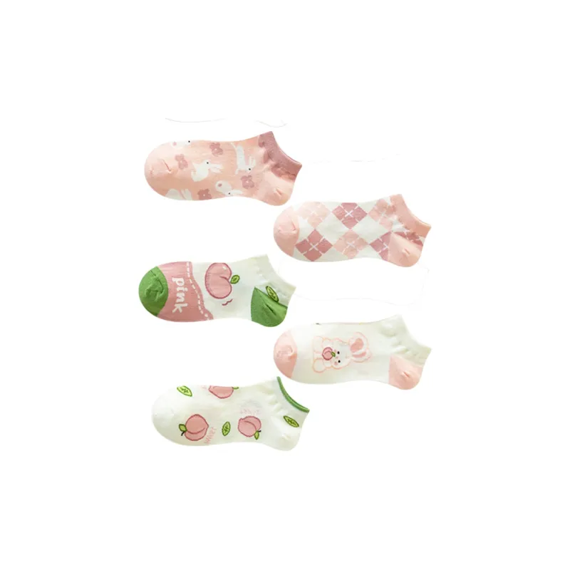 The Temptation Of The Muse Ankle Socks Women's 5 Pack-6