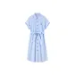 Blue with White Stripes