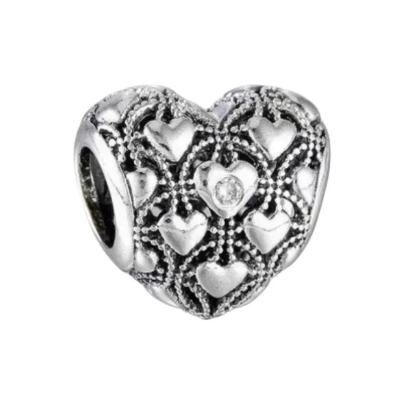 Pandora 925 Sterling Silver, Diamond Jewelry Accessories Unisex Silver-0