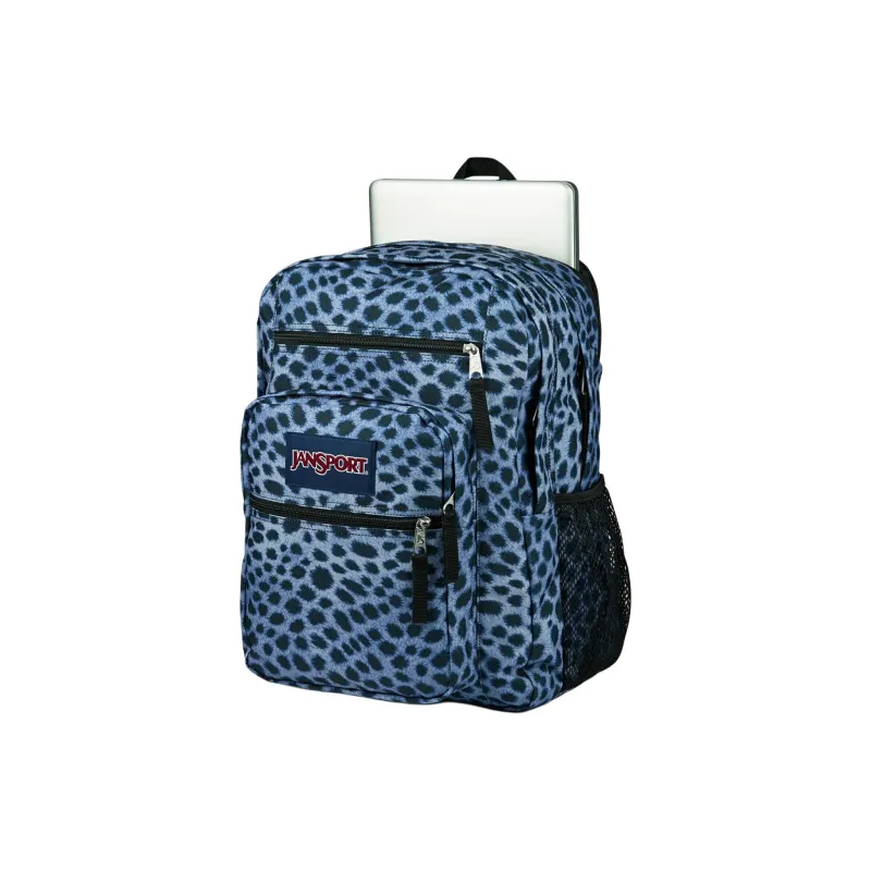 JanSport Polyester Backpack Unisex Blue & Black-3