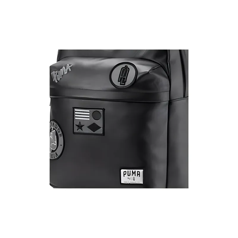 PUMA Adriana Lima Collaboration Leather Backpack Unisex Black-3