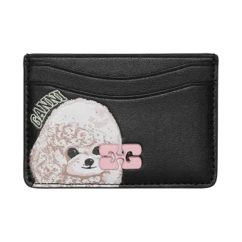 GANNI Dog print Cardholder