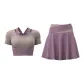 【Shorts set】Milk skin purple + berry purple