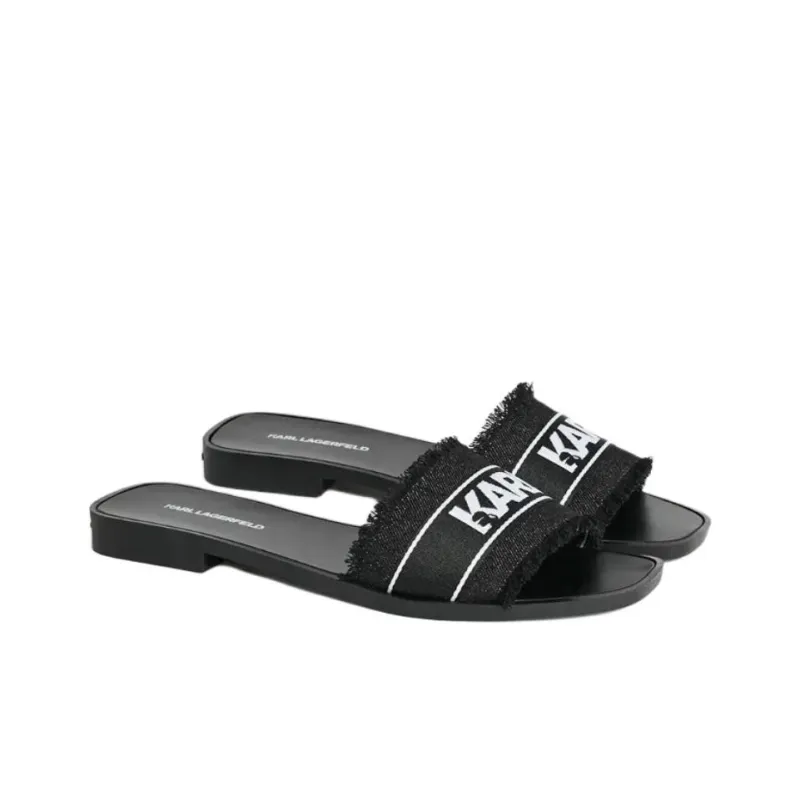 KARL LAGERFELD Slide Slippers Women's Black-1