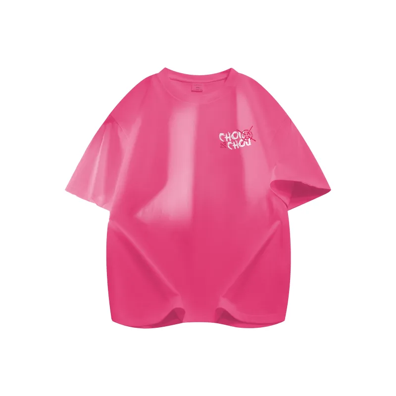 CHOUCHOUS Drop Shoulder Sleeve T Shirt Women's-15