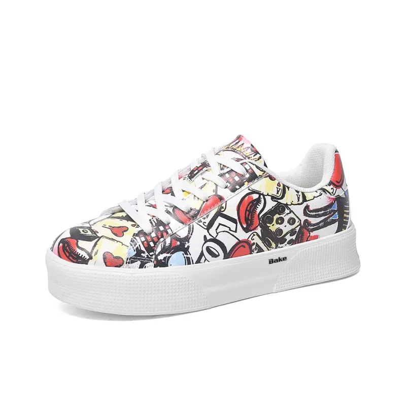 BAKE Slip Resistant, Lightweight, And Breathable Low Top Skateboard Shoes Unisex-0