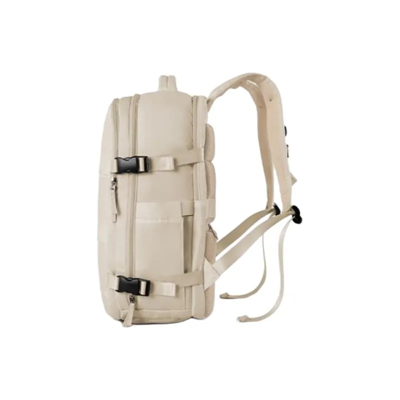 VIHUS Oxford Backpack Unisex White/Green-3