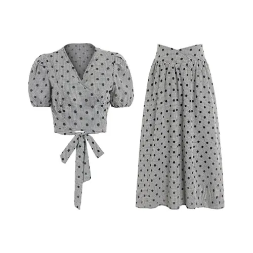 7 SEVFUN Two Piece Skirt Sets Women's