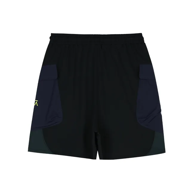 ACMEITEM Casual Shorts Unisex Dark Navy Blue-1