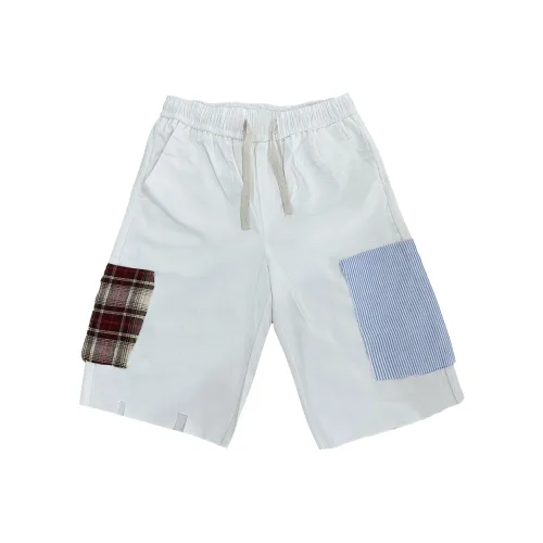 W7H1 Casual Shorts Unisex White