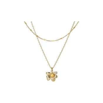 Amber Lollipop Ta'if Rose Collection Alloy Necklaces Women's