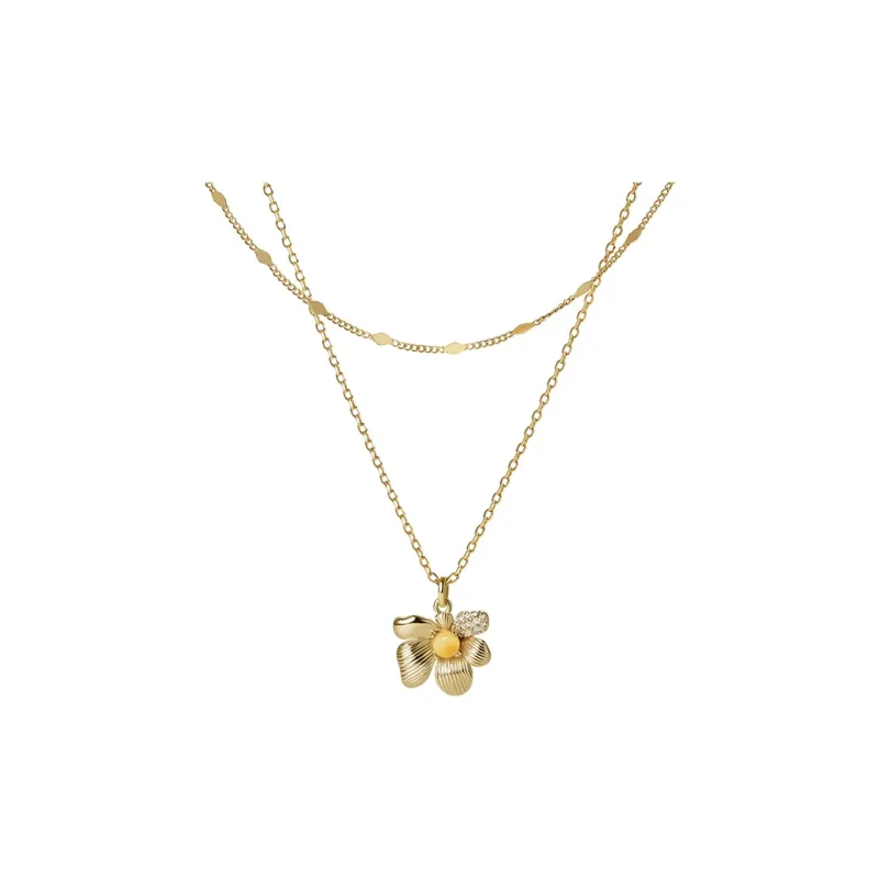 Amber Lollipop Ta'if Rose Collection Alloy Necklaces Women's-0
