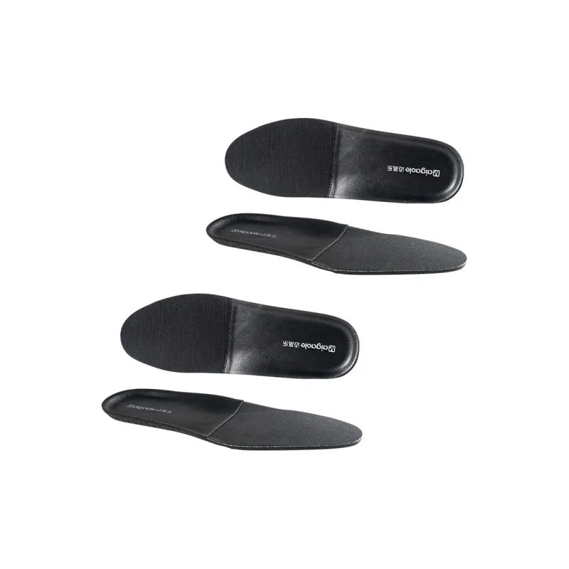 Maigaole Cowhide Leather Insoles Unisex-5