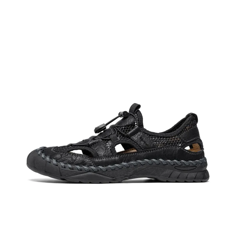 Wen Nai Casual Shoes Men's Black-0