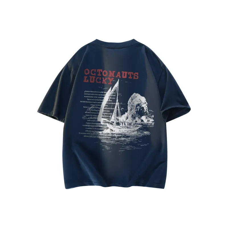 Small Columns Under The Sea T Shirt Unisex-4