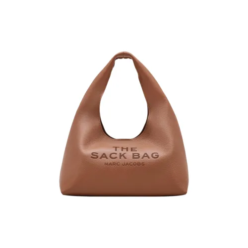 MARC JACOBS Grain Leather Shoulder Bag Medium Size Women's Moroccan Nut Oil