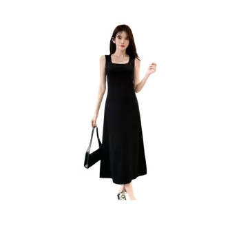 FLIM Sleeveless Dresses Women's Black