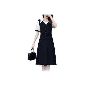 Flowers In Water Short Sleeved Dress Women's