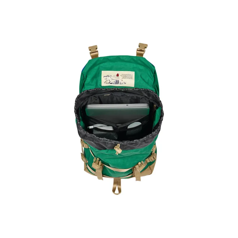 JanSport Recycled Polyester Backpack Unisex Green & Khaki-6