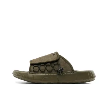 LUOMAIKE Rubber Sole Slip Resistant Slide Slippers Men's Olive Green