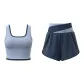 [Bra Clothing Sets]Gray Lake Blue+Sperm Whale Blue