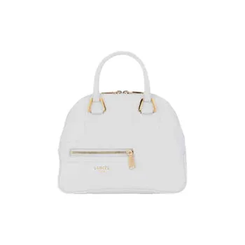 LANCEL Cow Leather Dome Bag, Shoulder Bag, Crossbody Bag, Handbag Mini Women's White