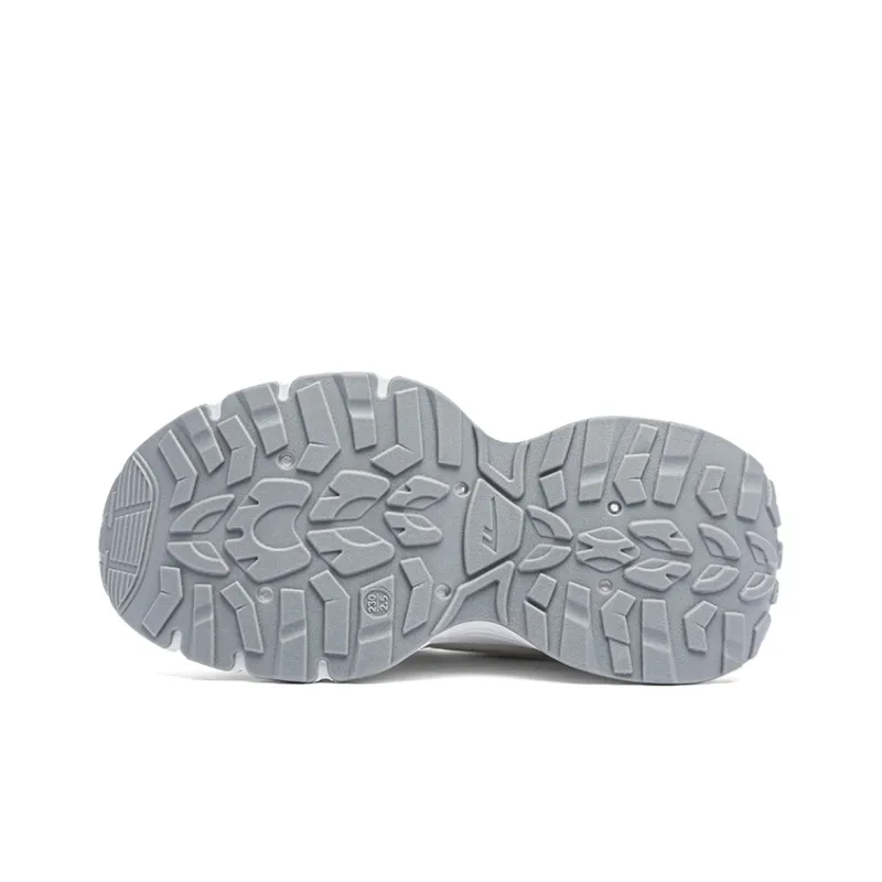 Warrior Anti Slip Wear Resistant Low Top Casual Running Shoes Women's White Silver-4