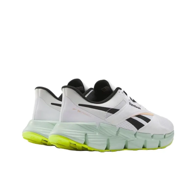 Reebok Zig Dynamica 5 Anti Slip Wear Resistant Low Top Running Shoes Unisex White-3