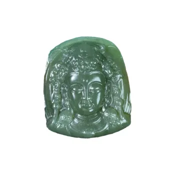 BUDOUXIAOAI Pendants Green Jade Unisex
