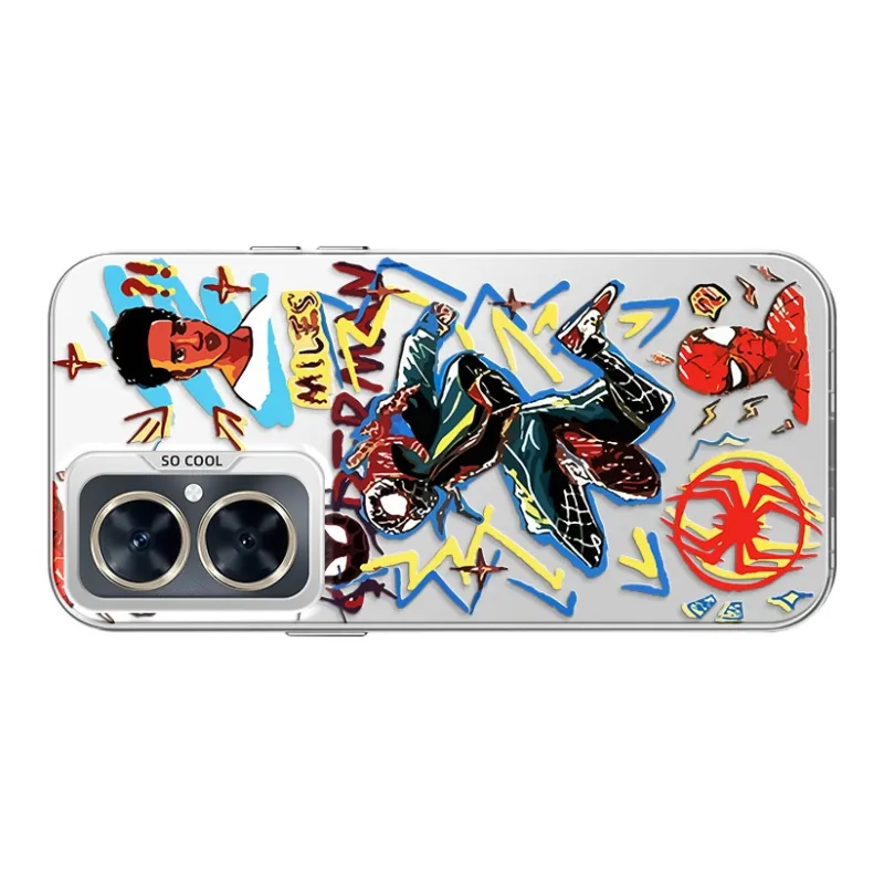 YICAIJIA Matte Material Spider Man Y1 Phone Cases Compatibility With MVMOM 20/30 Trendy And Cool-14