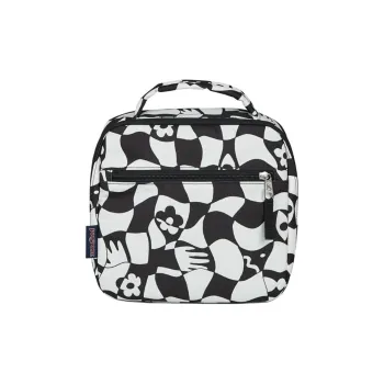 JanSport Recycled Polyester Travel Storage Bag Unisex Black & White