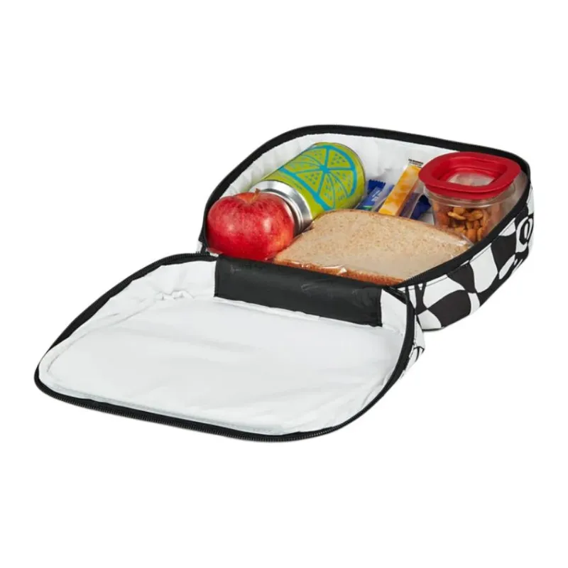 JanSport Recycled Polyester Travel Storage Bag Unisex Black & White-5