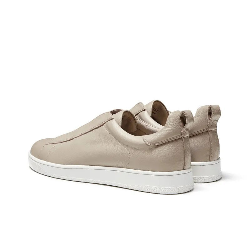 TRUFFAUT Sports Genuine Leather White Sneakers Low Top Skateboard Shoes Men's-2