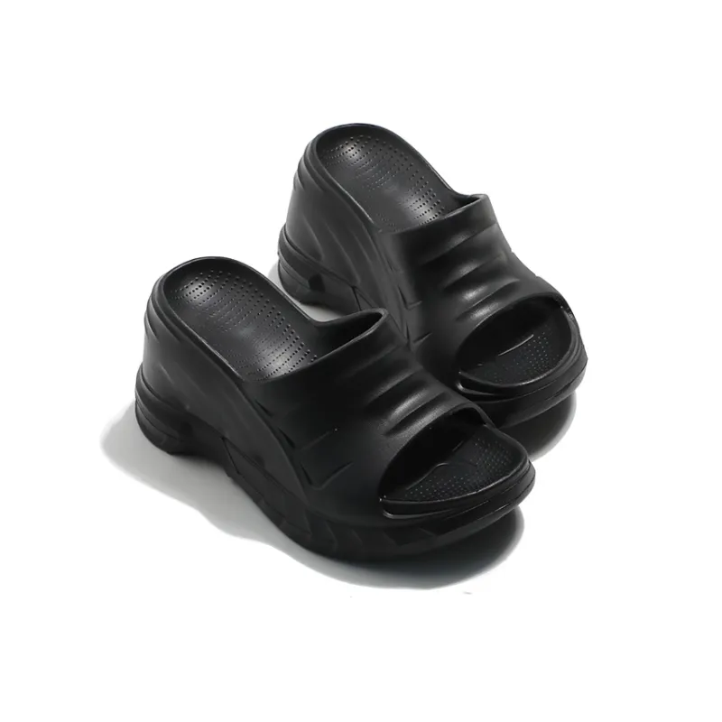 MIS. DANNY Slip Resistant Slide Slippers Women's Black-4