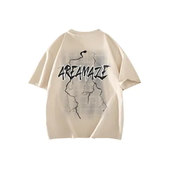 SOIE T-Shirts Unisex Light Beige Apricot