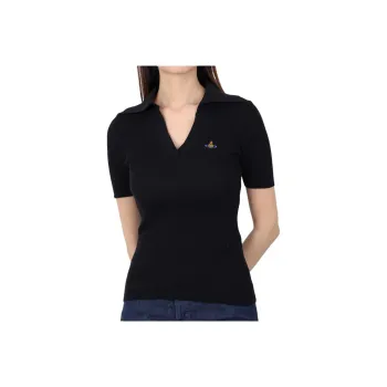 Vivienne Westwood Marina Ribbed Polo Top