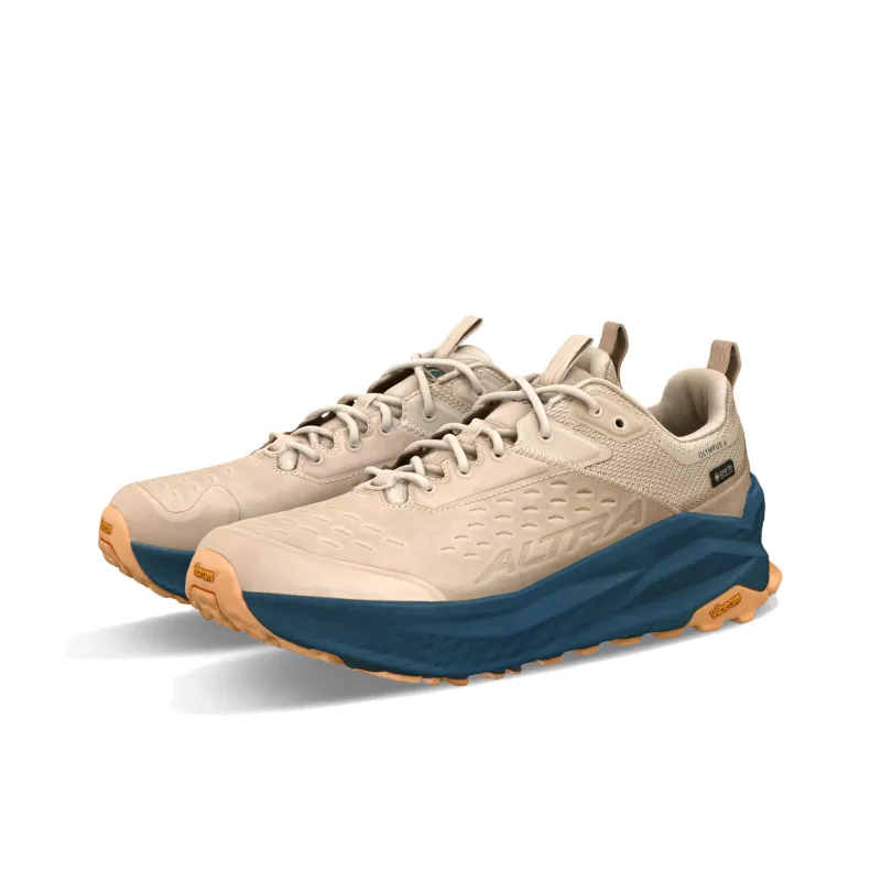Altra OLYMPUS 6 Anti Slip Wear Resistant Low Top Hiking Shoes Men's Beige-2