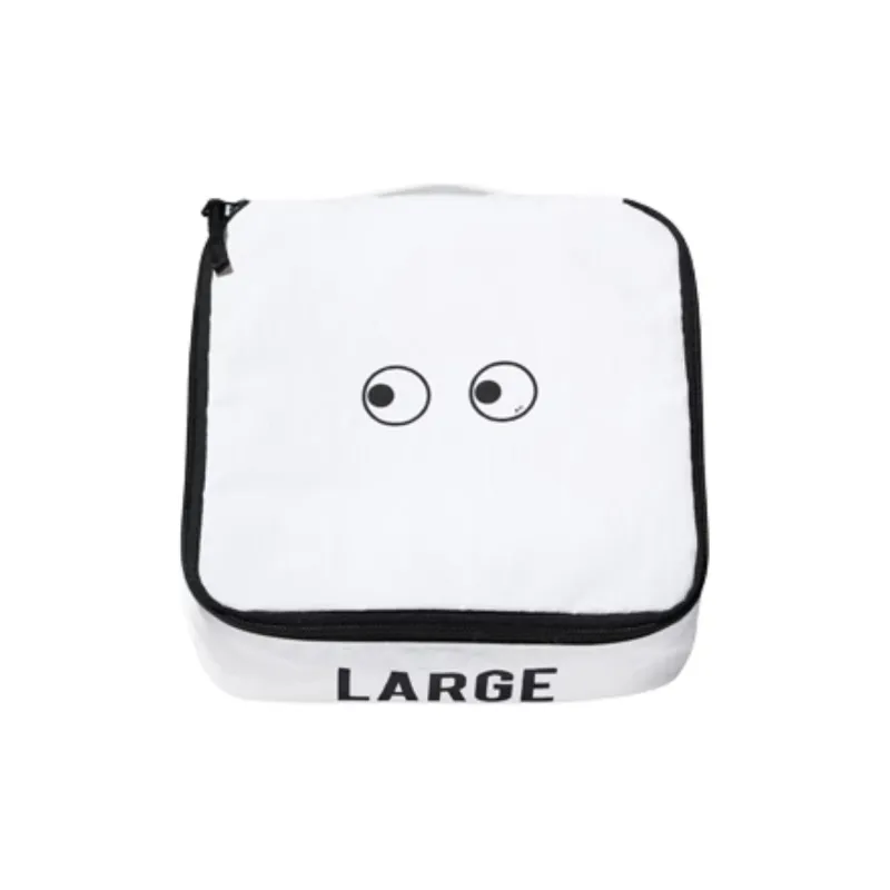UNIQLO Nylon Travel Storage Bag Women's White-3