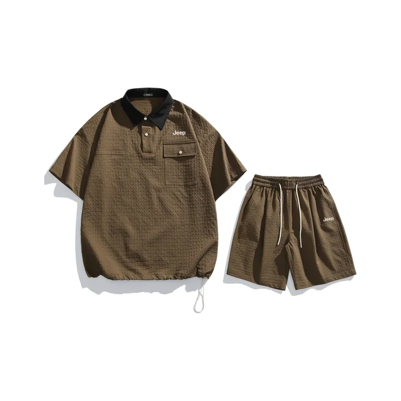 Jeep Casual Sportswear Unisex 2 Piece Set-5